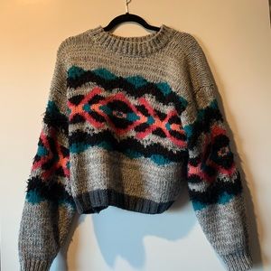Free People Knit cropped sweater